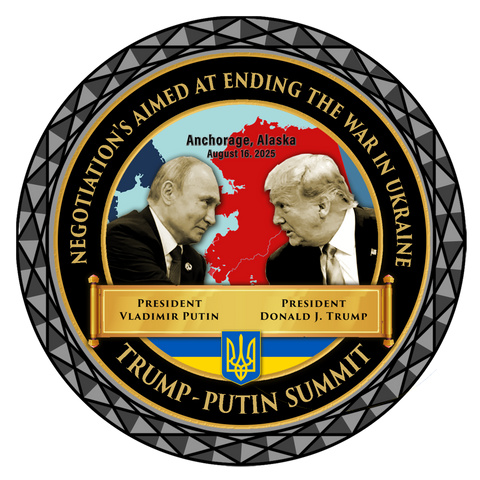 Trump Putin Pursuing Peace Summit Challenge Coin