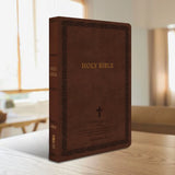 Personalized Soft Touch Brown Faux Leather NIV Bible