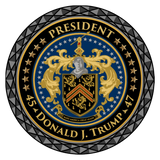 President Trump’s coin-Black and Gold Challenge Coin