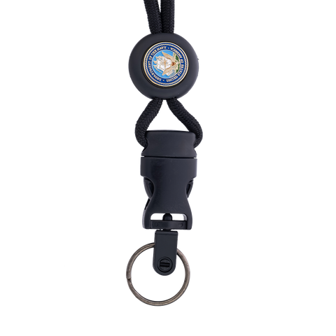 Lanyard w/ SS Medallion- Navy