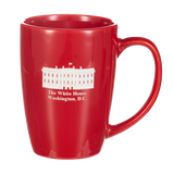Ceramic Coffee Mug - (Deep Eteched - Screen Print) White House South Lawn