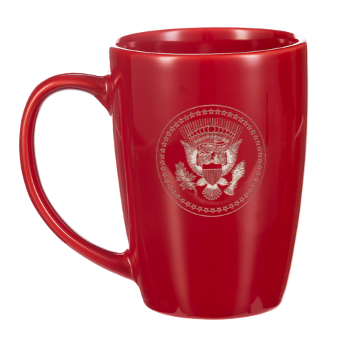 Ceramic Coffee Mug - (Deep Eteched - Screen Print) Department of State