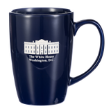 Ceramic Coffee Mug - (Deep Eteched - Screen Print) White House North Lawn