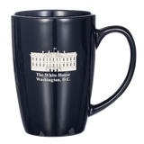 Ceramic Coffee Mug - (Deep Eteched - Screen Print) White House South Lawn