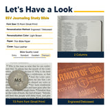 Trump 2025 Personalized ESV Bible – Brown Small Print