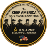 Official U.S. ARMY 250th Anniversary | Commemorative Challenge Coin