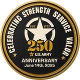 Official U.S. ARMY 250th Anniversary | Commemorative Challenge Coin