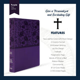 Trump 2025 Personalized KJV Bible – Purple Indexed