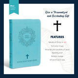 Trump 2025 Personalized KJV Bible – Teal Compact