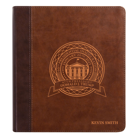 Trump 2025 Personalized ESV Bible – Brown Small Print
